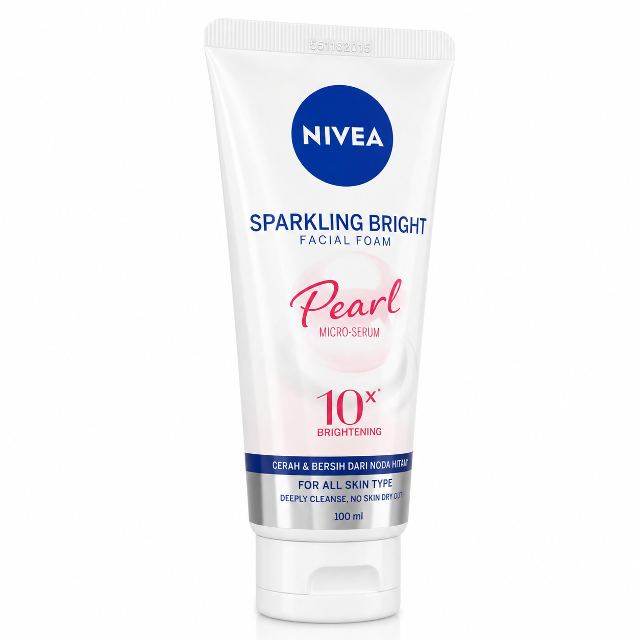Nivea Sparkling Bright Pearl Facial Foam 100ml Glow