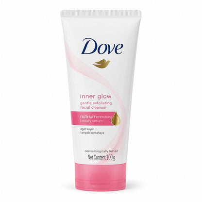 Dove Facial Cleanser Gentle Face Wash 100g for Soft & Clean Skin