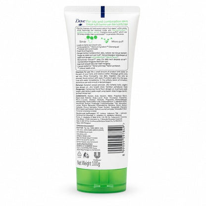 Dove Facial Cleanser Gentle Face Wash 100g for Soft & Clean Skin