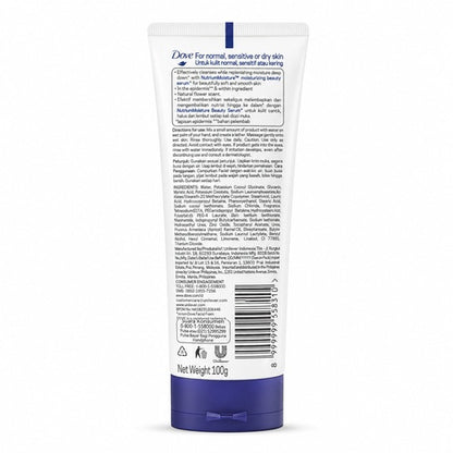 Dove Facial Cleanser Gentle Face Wash 100g for Soft & Clean Skin