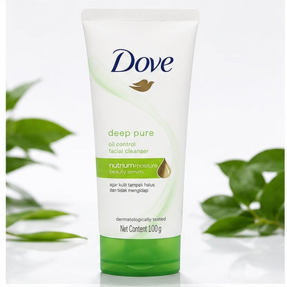 Dove Facial Cleanser Gentle Face Wash 100g for Soft & Clean Skin