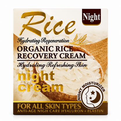 Organic Rice Recovery Night Cream – Nourishing Overnight Moisturizer