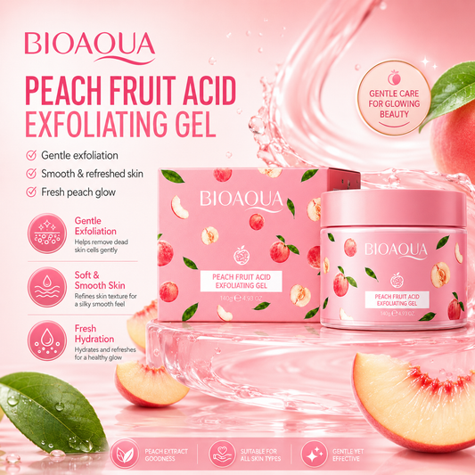BIOAQUA Peach Exfoliating Gel Cream 140g