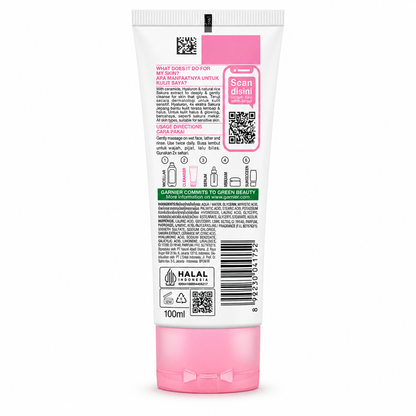 Garnier Face Wash 100ml – Vitamin C, Pure Active & Sakura Glow Variants