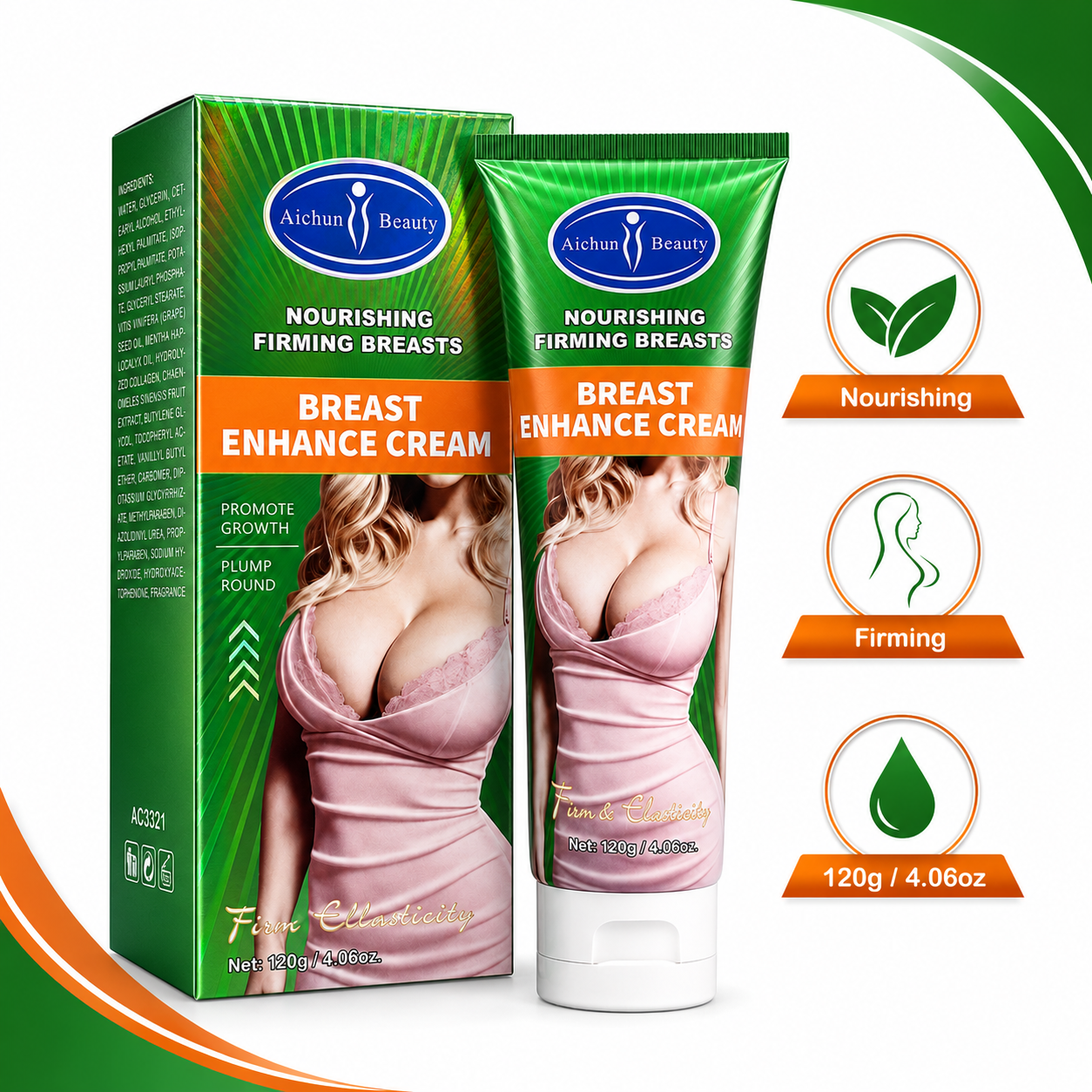 Aichun Beauty Breast Enhance Cream – 120g
