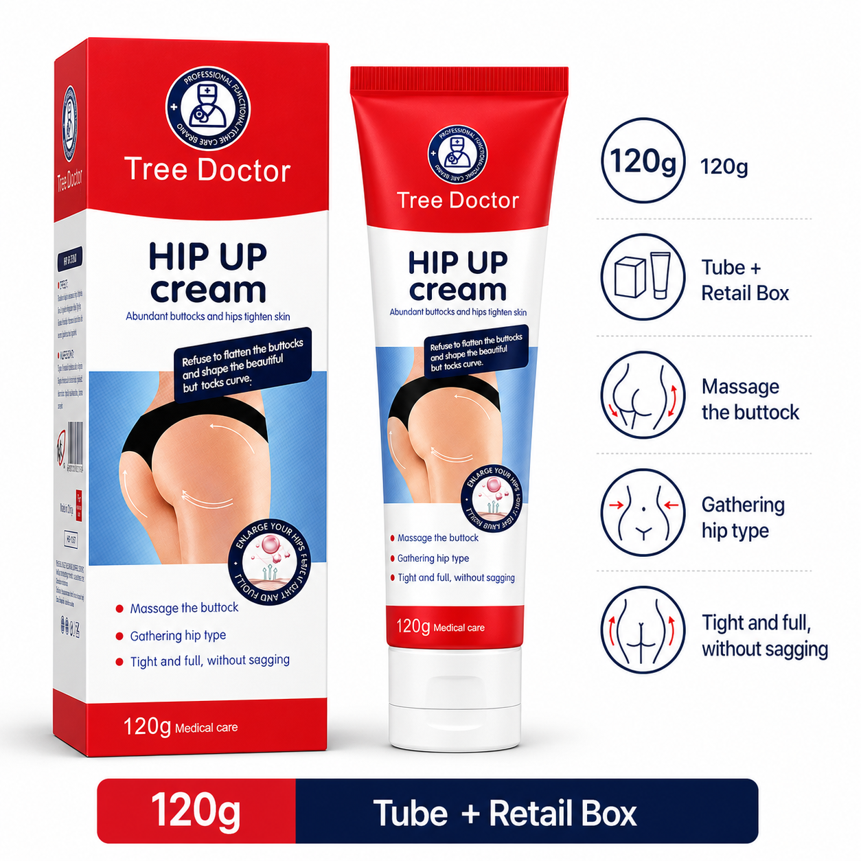 Tree Doctor Hip Up Cream – 120g