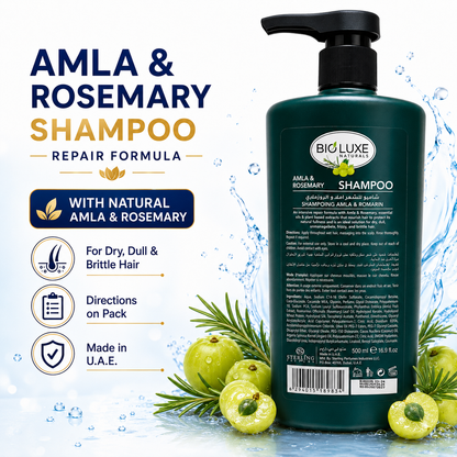 Bio Luxe Amla Rosemary Bio Volume Shampoo 500ml