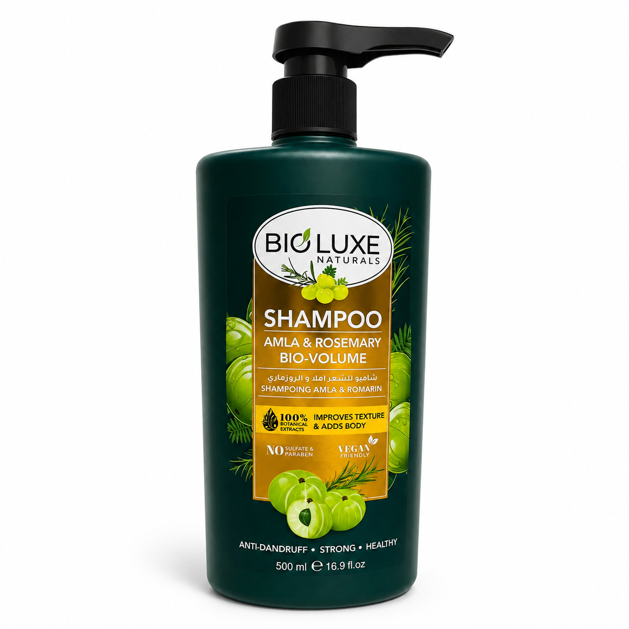Bio Luxe Amla Rosemary Bio Volume Shampoo 500ml
