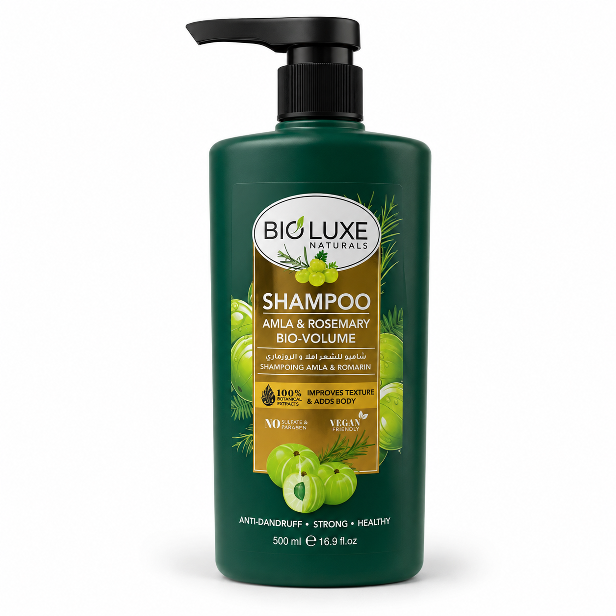 Bio Luxe Amla Rosemary Bio Volume Shampoo 500ml