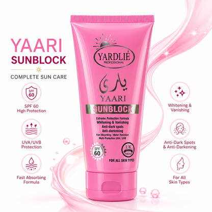 YAARI Sunblock SPF 60 Whitening UV Protection