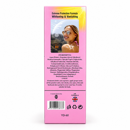 YAARI Sunblock SPF 60 Whitening UV Protection