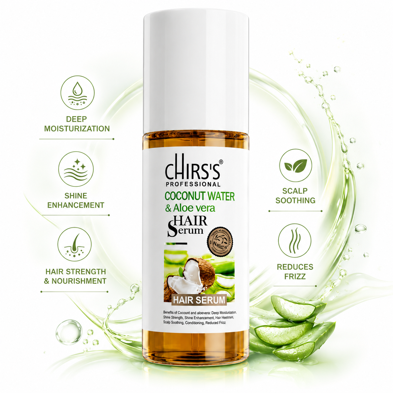 CHIRSS Coconut Aloe Vera Hair Serum 100ml