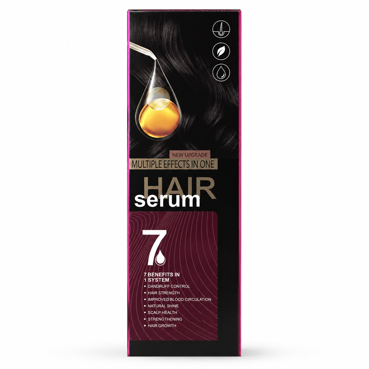 YARDLIE 7 Benefits Hair Serum Shampoo 500ml Anti-Dandruff Hair Growth