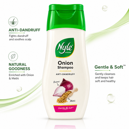 Nyle Onion Anti Dandruff Shampoo 180ml Hair Care