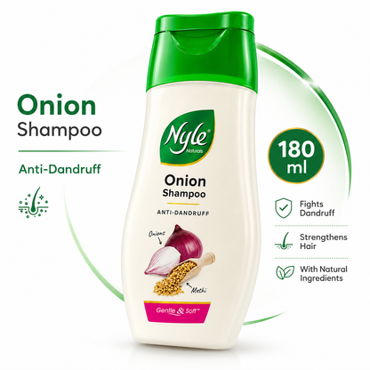 Nyle Onion Anti Dandruff Shampoo 180ml Hair Care