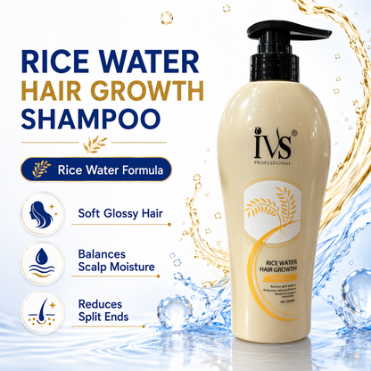 IVS Rice Water Hair Growth Shampoo for Strong Hair