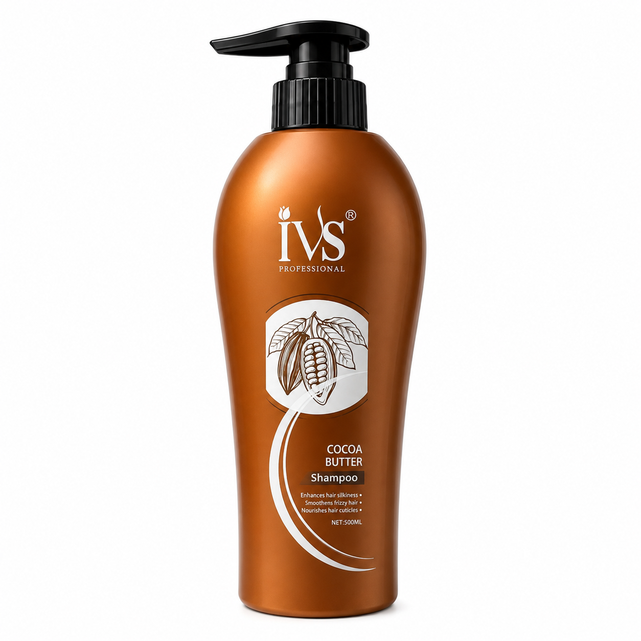 IVS Cocoa Butter Shampoo for Smooth Frizz-Free Hair