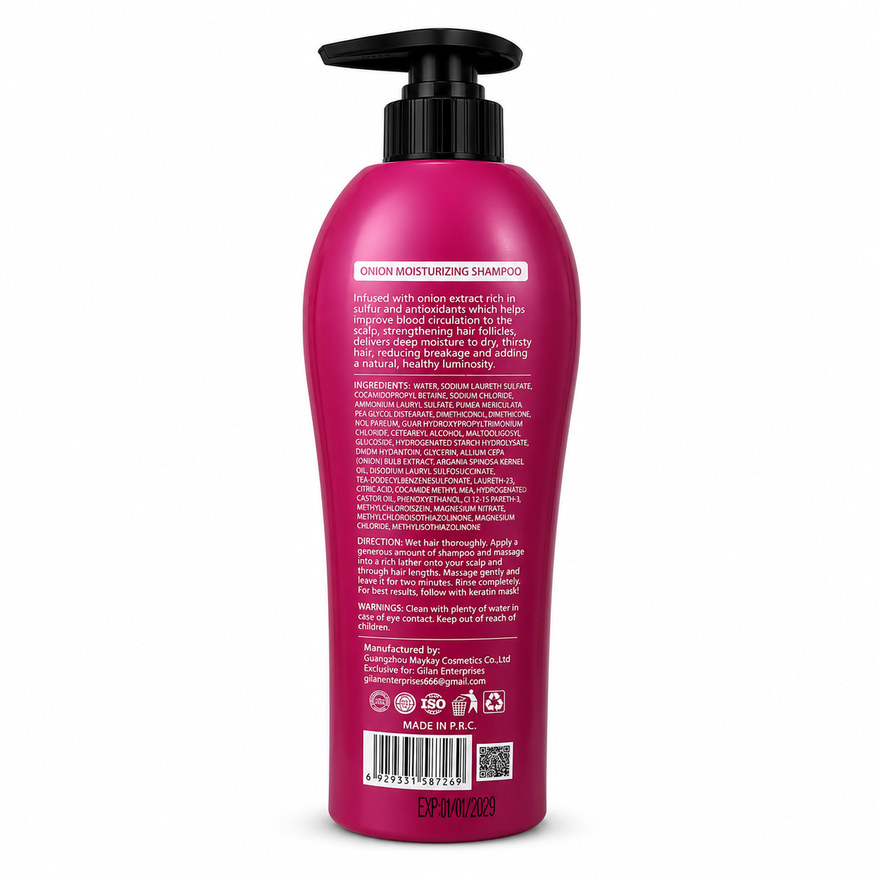 IVS Onion Moisturizing Shampoo 500ml Hair Care