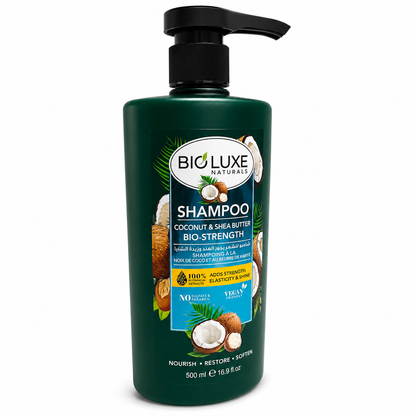Bio Luxe Bio-Strength Coconut Shea Butter Shampoo 500ml
