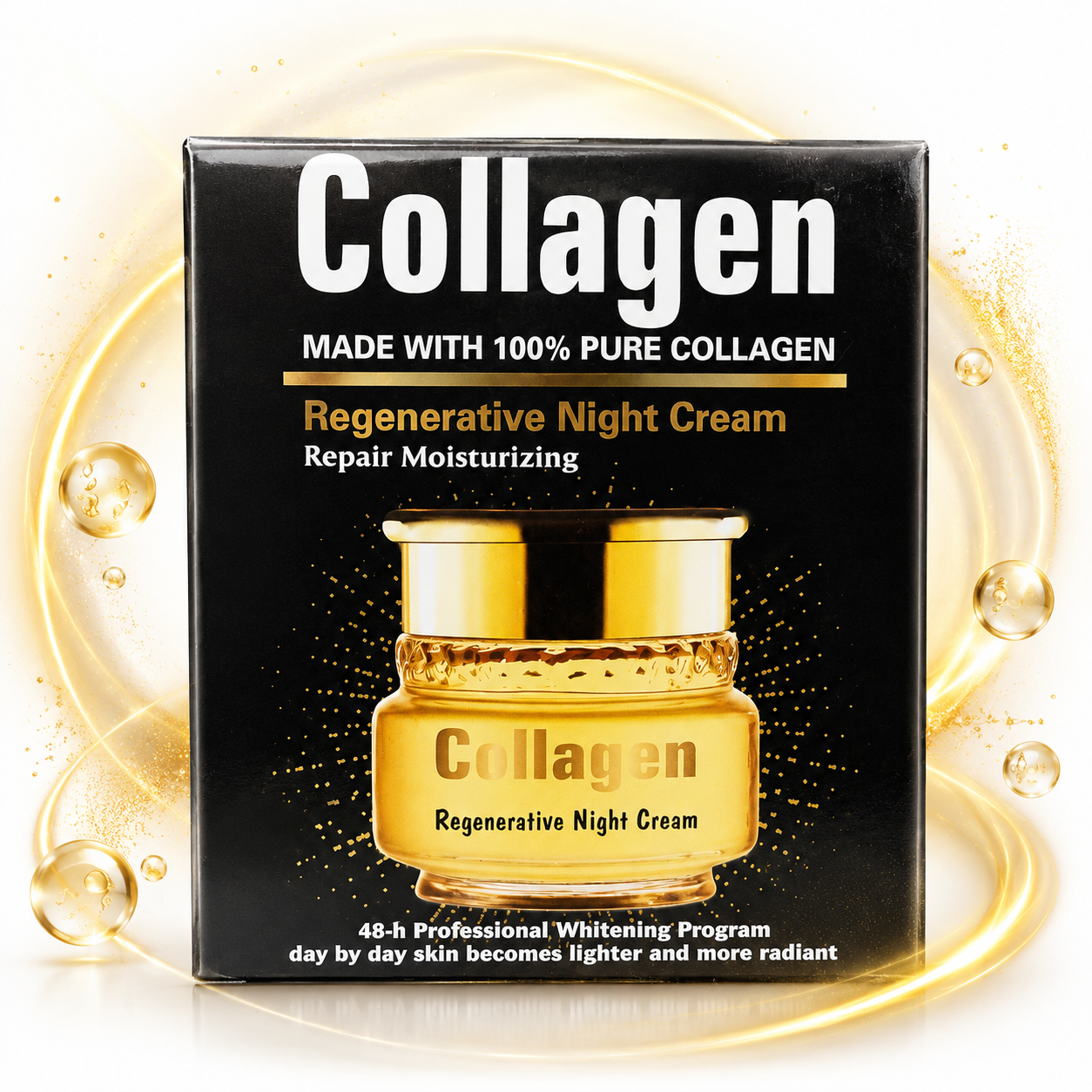 Collagen Regenerative Night Cream for Glowing Skin