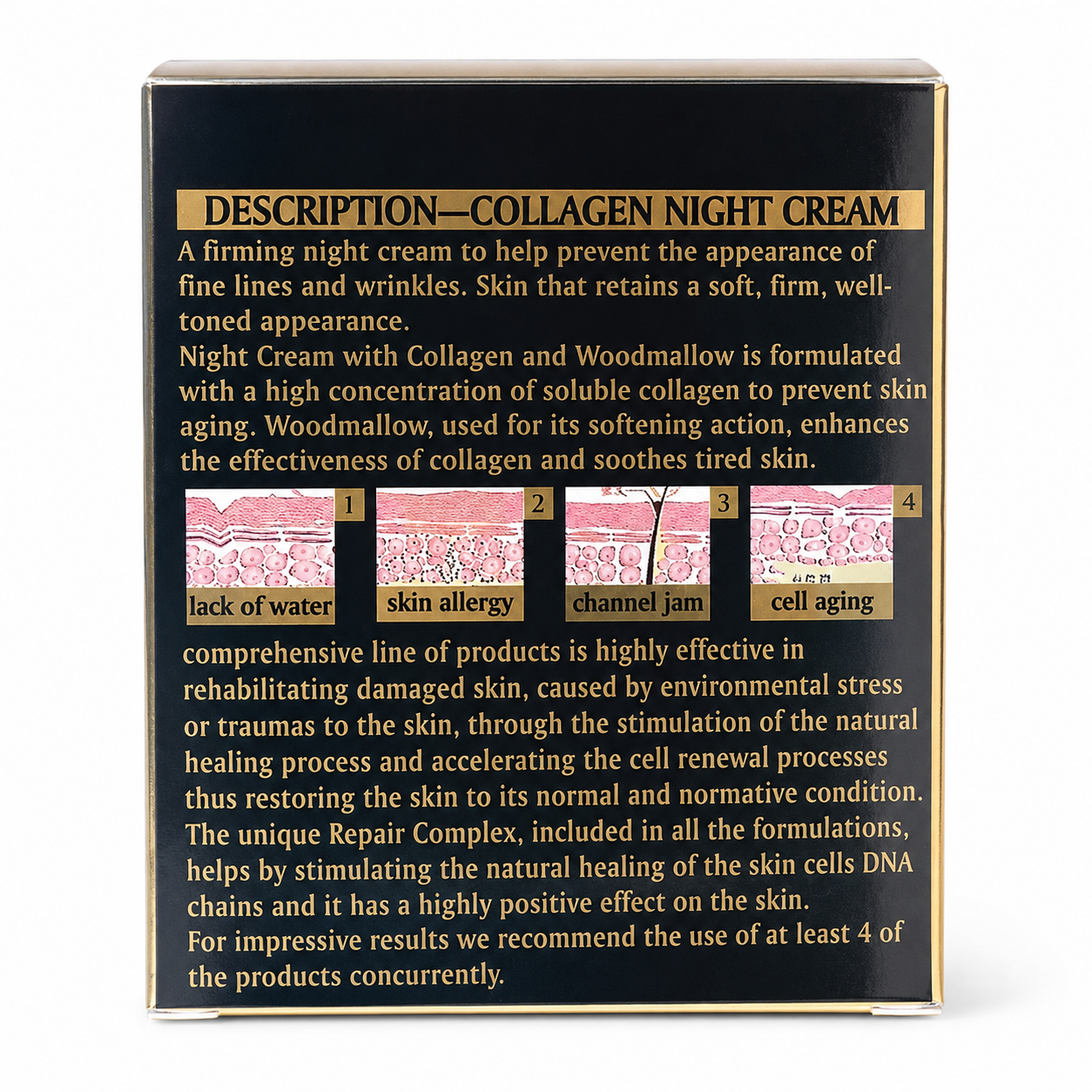 Collagen Regenerative Night Cream for Glowing Skin