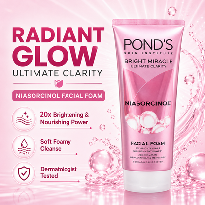 Pond's Bright Miracle Niasorcinol Facial Foam 100g
