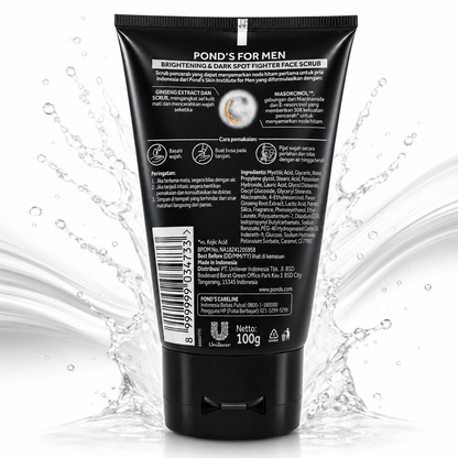 Pond's Men Dark Spot Fighter Gentle Scrub Face Wash