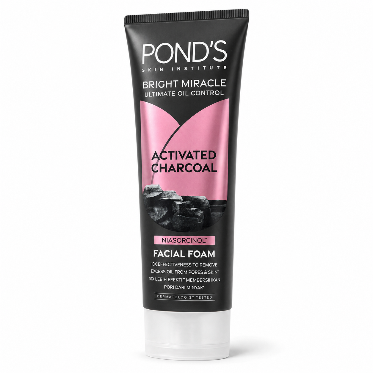 Pond's Bright Miracle Charcoal Facial Foam 100g Tube