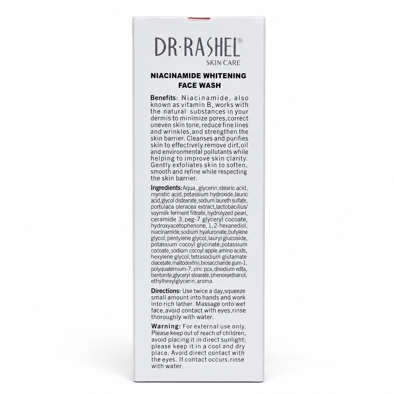 Dr Rashel Niacinamide Whitening Face Wash 100g Tube