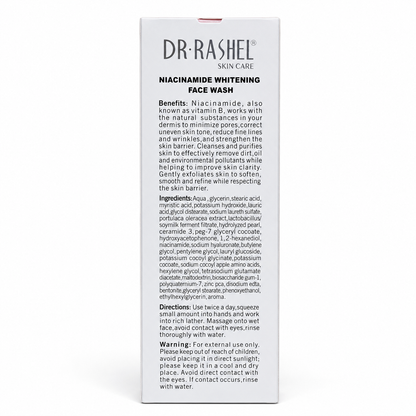 Dr Rashel Niacinamide Whitening Face Wash 100g Tube