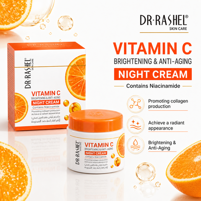Dr Rashel Vitamin C Brightening Night Cream 50g Glow