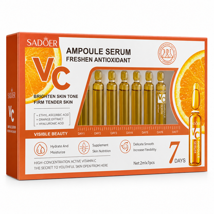 SADOER VC Ampoule Serum Vitamin C Brightening 7pcs