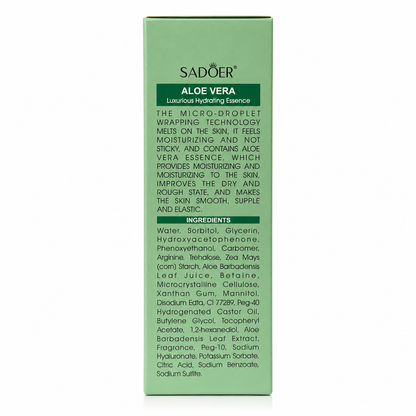 SADOER Aloe Vera Hydrating Facial Serum Skin Glow Care