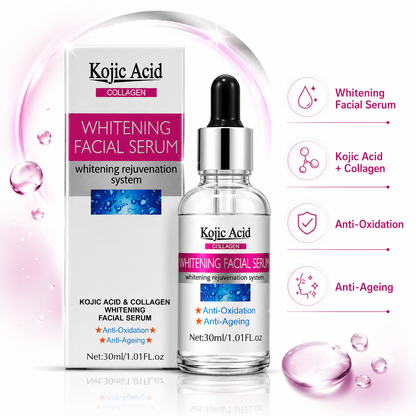 Kojic Acid Whitening Facial Serum Collagen Glow