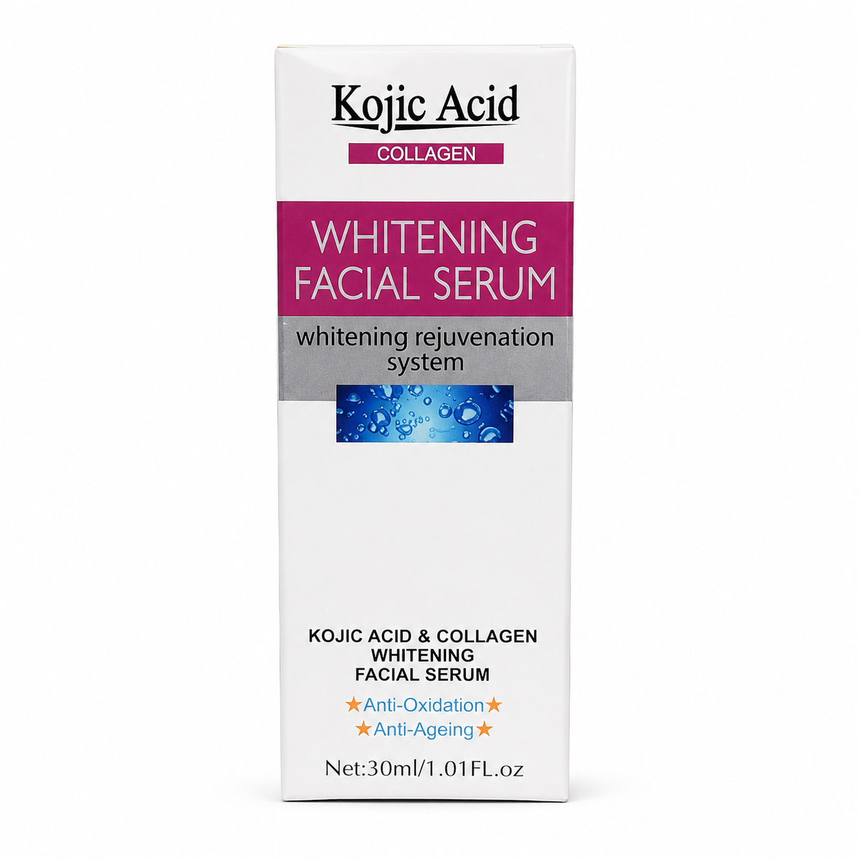 Kojic Acid Whitening Facial Serum Collagen Glow