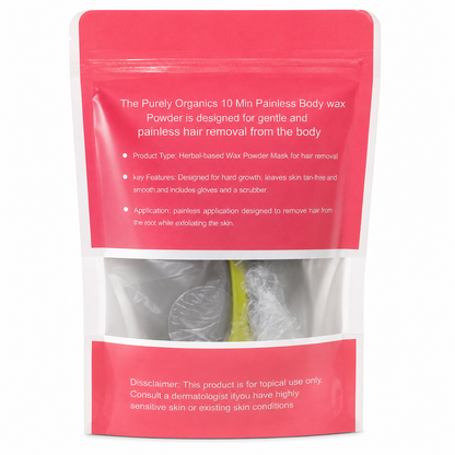 10 Min Painless Body Wax Hair Removal Powder for Women