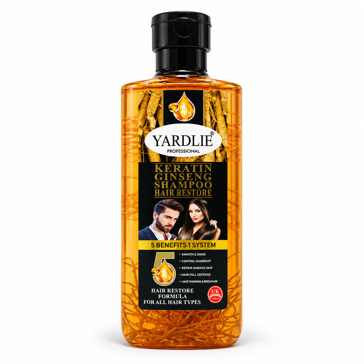 Yardlie Ginseng Shampoo Hair Growth & Repair Care