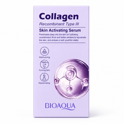 Front packaging of BIOAQUA Type III Collagen Skin Activating Serum