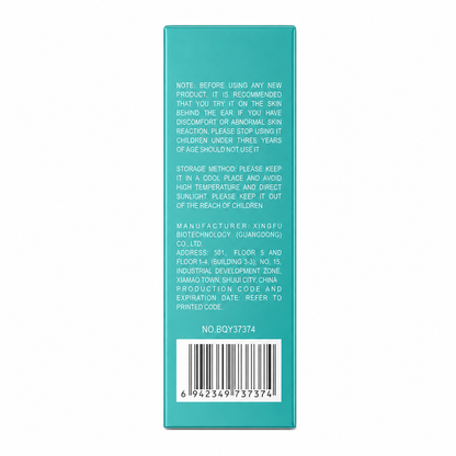 Back packaging of BIOAQUA Hyaluronic Acid Serum with storage details