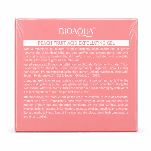 BIOAQUA Peach Exfoliating Gel Cream 140g